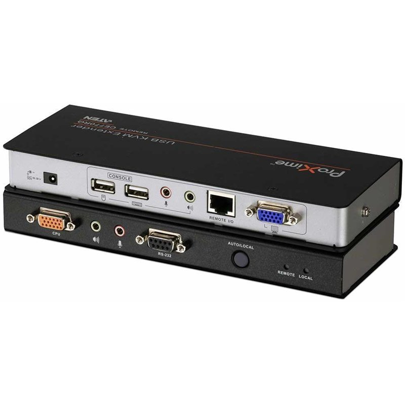 Удлинитель консоли (клав./мышь USB+мон.+аудио+RS232) на 200м/ USB KVM EXTENDER W/1.8M W/230V ADP, CE770