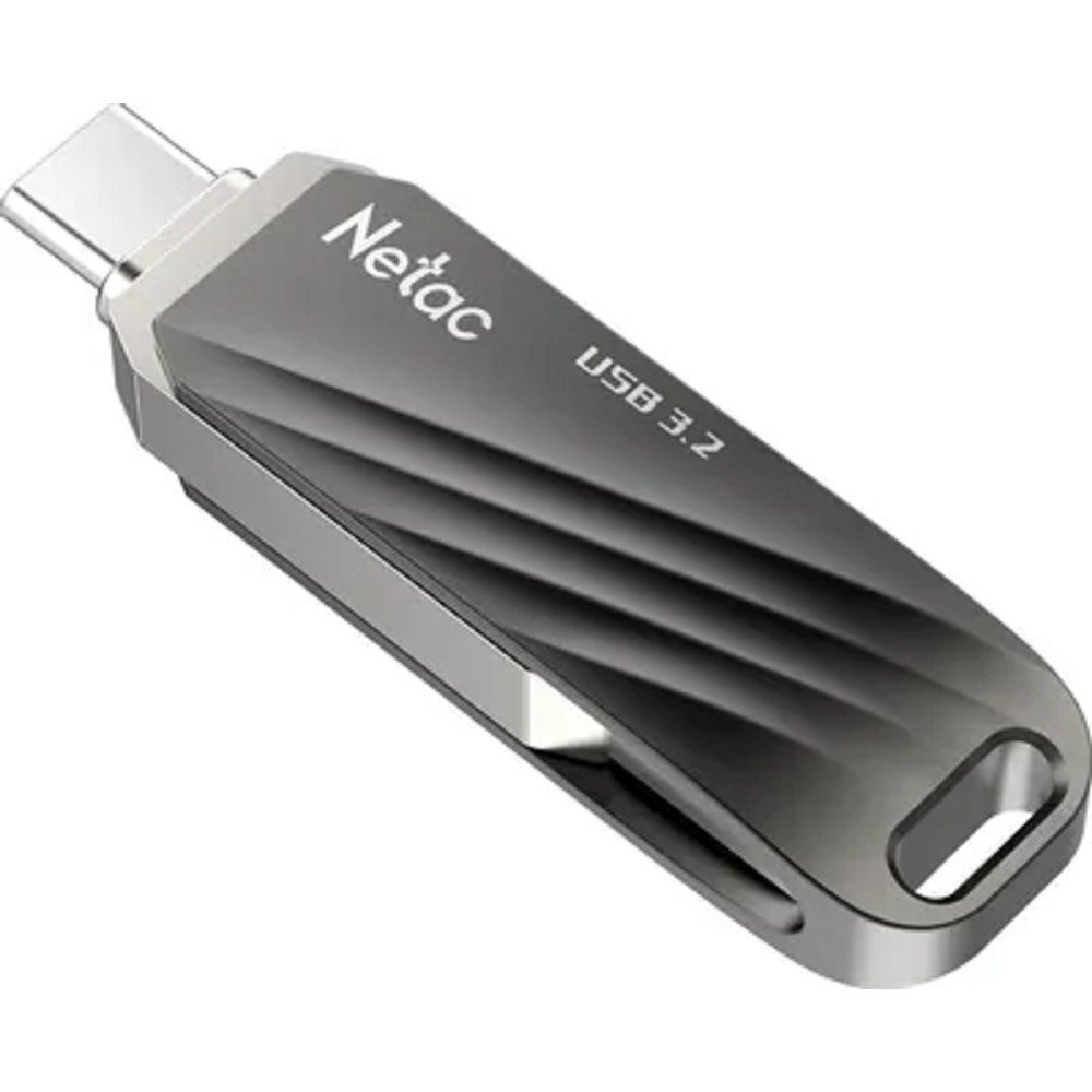 Netac USB Drive 32GB US11 NT03US11C-032G-32BK USB3.2 черный/серебристый