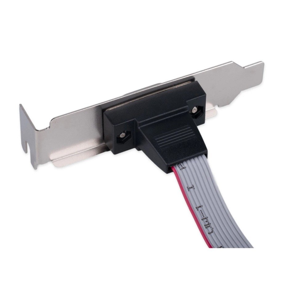 Cablexpert Планка на заднюю панель низкопрофильная, 1 порт COM/RS-232/DB9-M (CCDB9RECEPTACLE-LP)