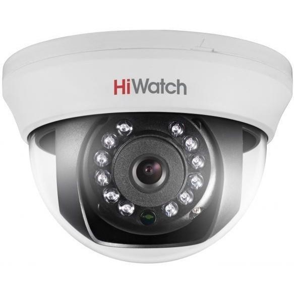 HiWatch DS-T591(C) (2.8 mm) 5Мп внутренняя купольная HD-TVI камера с ИК-подсветкой до 20м