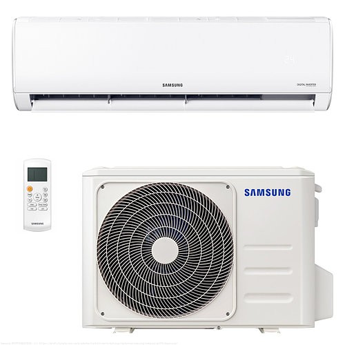 Сплит-система Samsung AR12TXHQASINUA  настенная, до 35м2, 12000 BTU, с обогревом, (комплект из 2-х коробок)