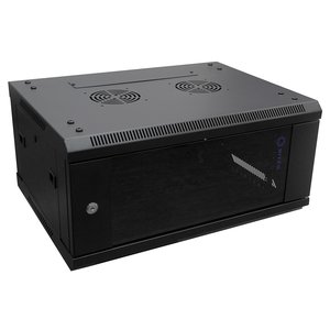 5bites Шкаф телекоммуникационный настенный TC6401-06B 6U / 600*450 / WALL / BLACK