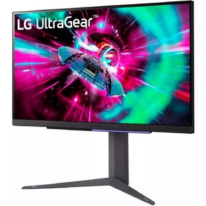 LCD LG 27" 27GR93U-B UltraGear черный {IPS 3840x2160 144Hz 1ms 400cd 2xHDMI DisplayPort HDR10 DisplayHDR400 USB} [27gr93u-b.aruz], 27GR93U-B.ARUZ
