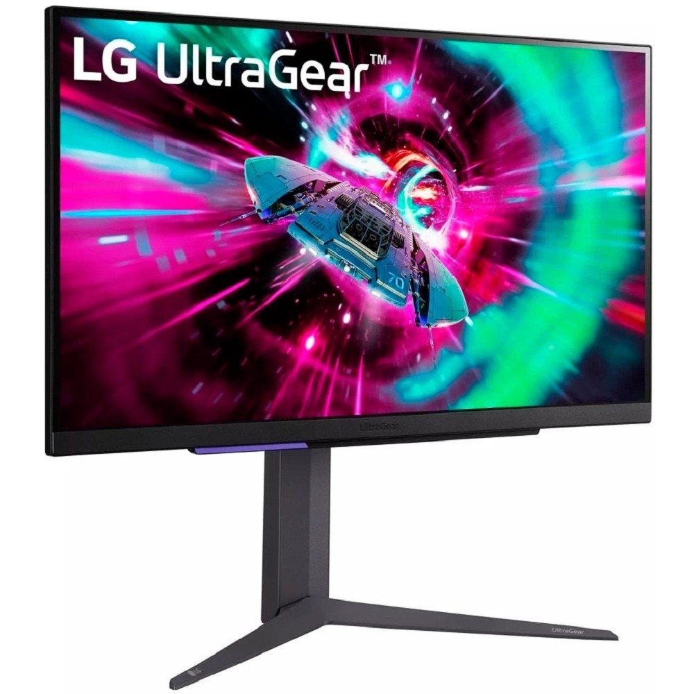 LCD LG 27" 27GR93U-B UltraGear черный {IPS 3840x2160 144Hz 1ms 400cd 2xHDMI DisplayPort HDR10 DisplayHDR400 USB} [27gr93u-b.aruz], 27GR93U-B.ARUZ