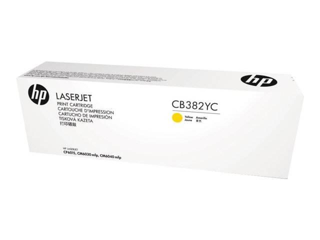 Контрактный картридж HP 824Y лазерный экстраповышенной емкости желтый (31000 стр), CB382YC