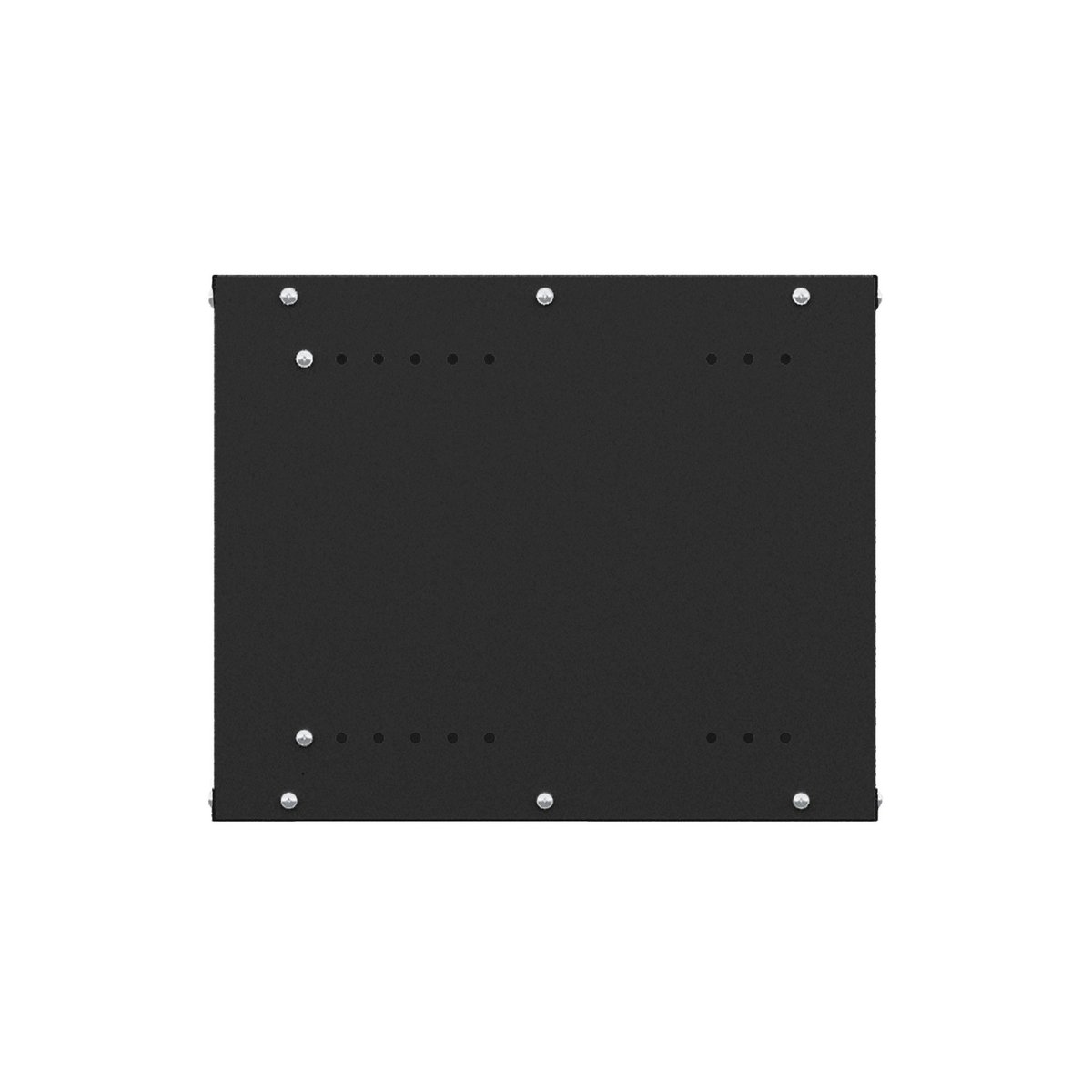 NTSS Шкаф настенный телекоммуникационный NTSS LIME 6U 550х350х370мм, 2 профиля 19, дверь стеклянная, боковые стенки несъемные, разобранный, черный RAL 9005 NTSS-WL6U5535GS-BL