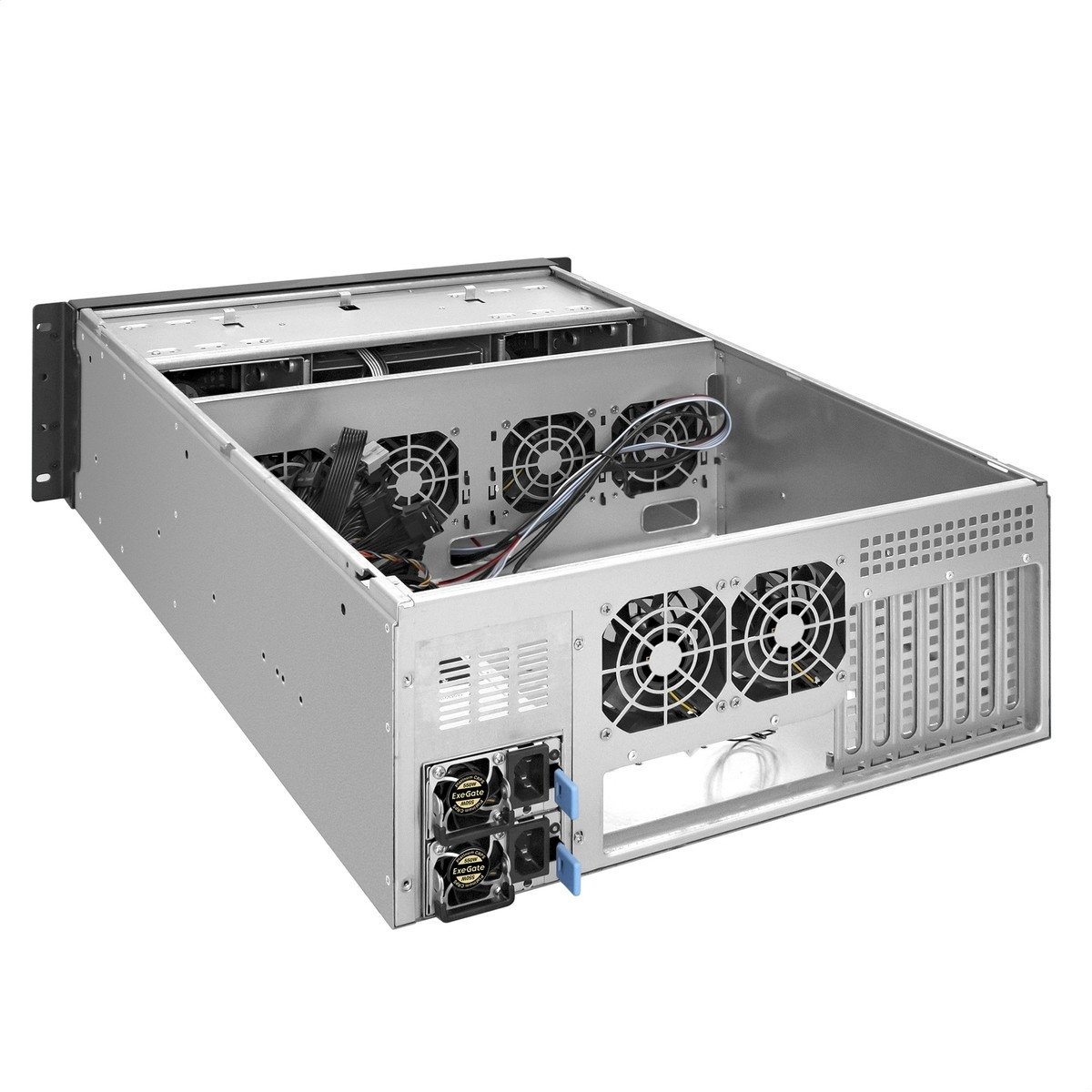 Exegate EX293881RUS Серверная платформа ExeGate Pro 4U650-010/4U4139L <RM 19", высота 4U, глубина 650, Redundant БП 2x550W, USB>