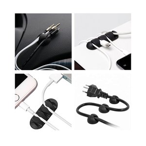 Набор клипс для крепления бытовых проводов ONKRON CM-1 Black, 4603728441726