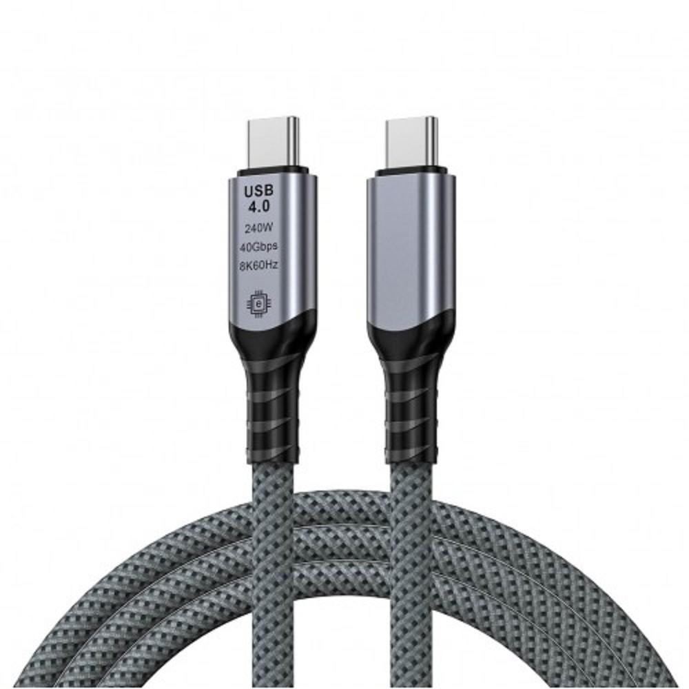 KS-is KS-564L1-B-2  Кабель USB4 USB-C USB-C light 40Gbps, 240W, 2м