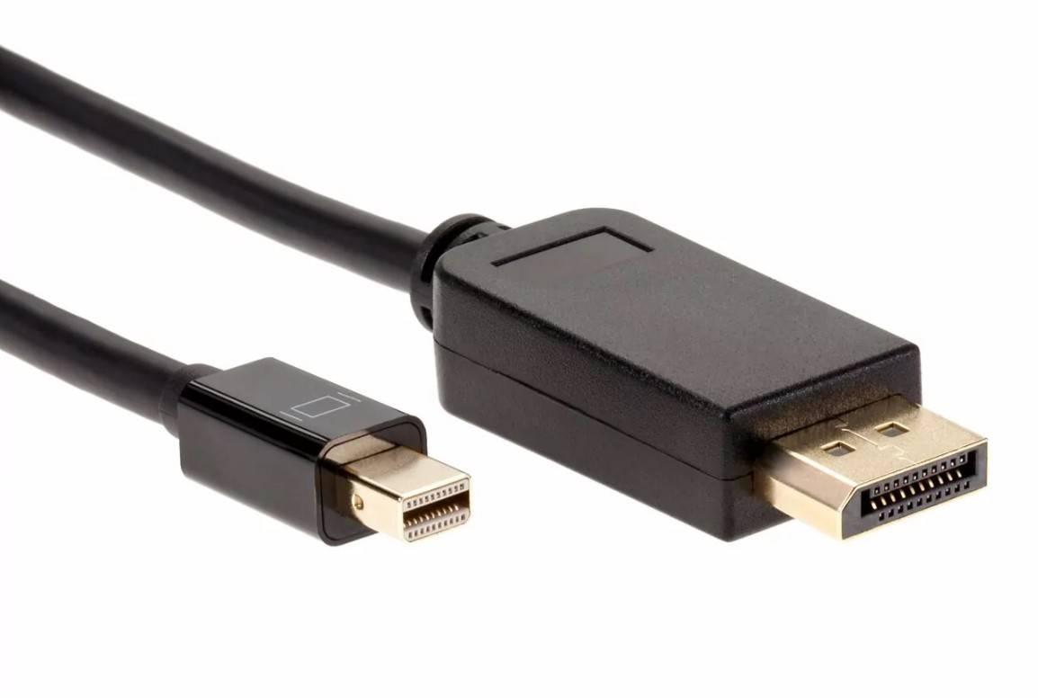 Кабель-переходник Mini DisplayPort M -> Display Port M  4K*60 Hz 1,8м VCOM <CG682-1.8M>