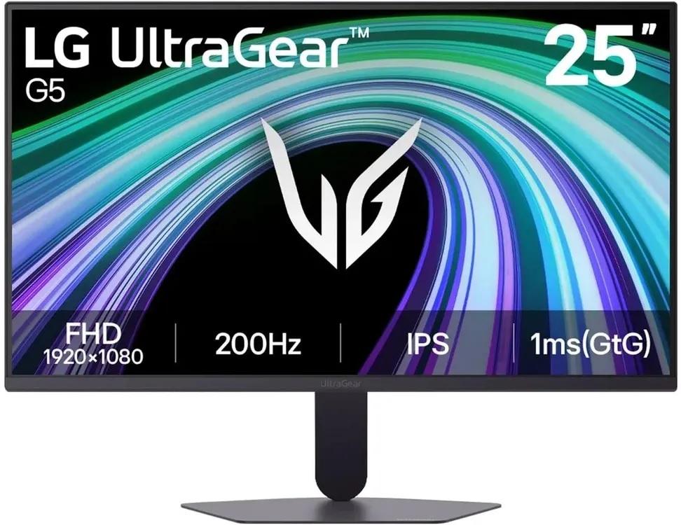 МОНИТОР 24.4" LG 25G523B-B Black (IPS, 1920x1080, 200Hz, 1 ms, 178°/178°, 300 cd/m, 1000:1, +2xHDMI 2.0 ,+ DP 1.4 ), 25G523B-B.ARUZ