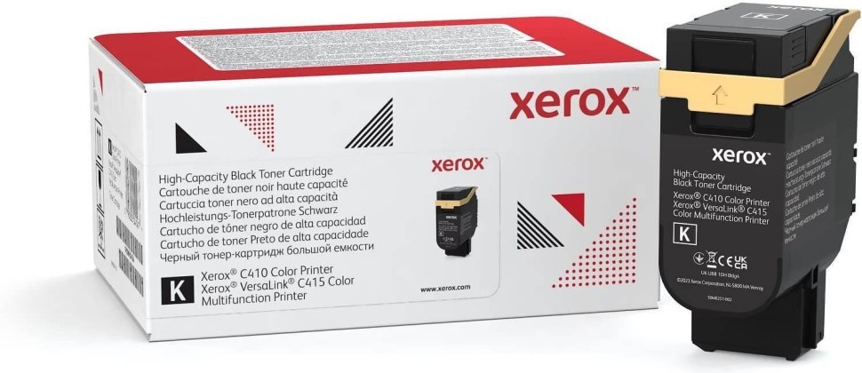 Тонер-картридж XEROX VersaLink C410/415 черный (10.5K) (006R04764)