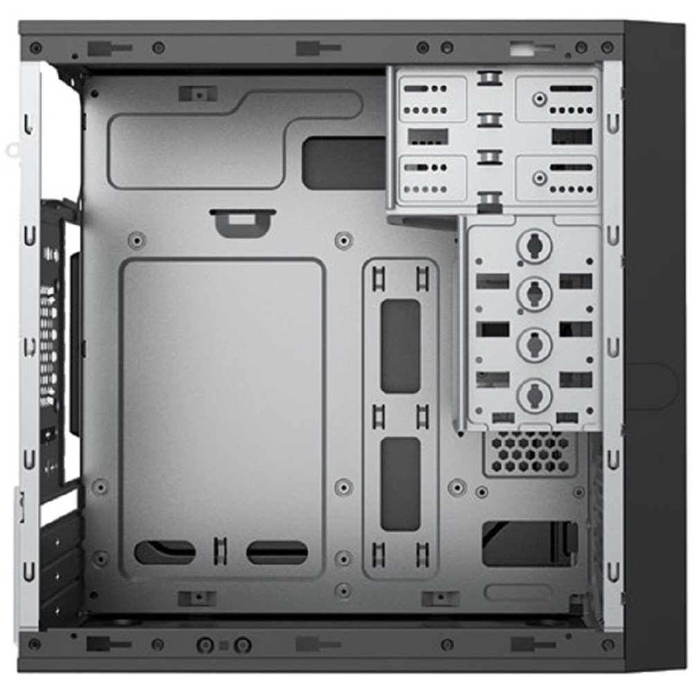 Foxline FL-733-FZ450R  mATX, 2x5.25EXT, 2x3.5EXT, 5x3.5INT, 2xUSB2.0, HDA, w/o FAN, w/450W ATX PSU(120mm fan), w/1.2m EU pwr cord