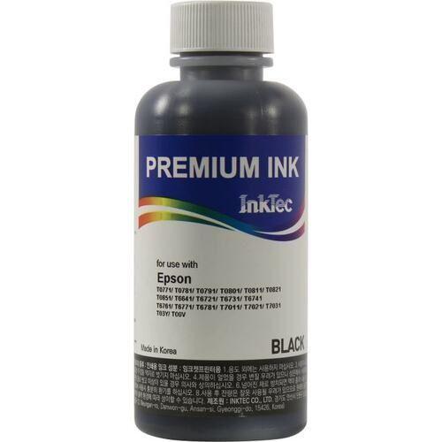 Чернила InkTec (E0010) для Epson R270 (T0821), Bk, 0,1 л. (ориг.фасовка), E0010-100MB