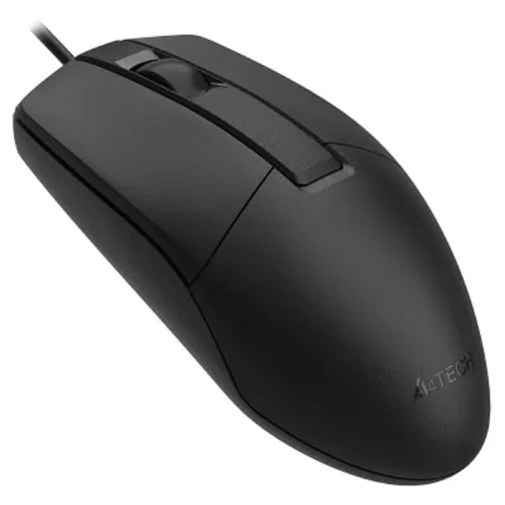 Мышь A4Tech OP-330 черный оптическая (1000dpi) USB (3but) [1530236], OP-330 (BLACK)