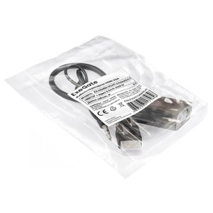 Exegate EX297588RUS Кабель-переходник HDMI-VGA ExeGate EX-HDMIM-VGAF-3.5JackS-0.3 (19M/15F, 0,3м + аудио 3.5mm Jack M 0,5м) Преобразователь цифрового HDMI сигнала в VGA видео и стерео-аудио
