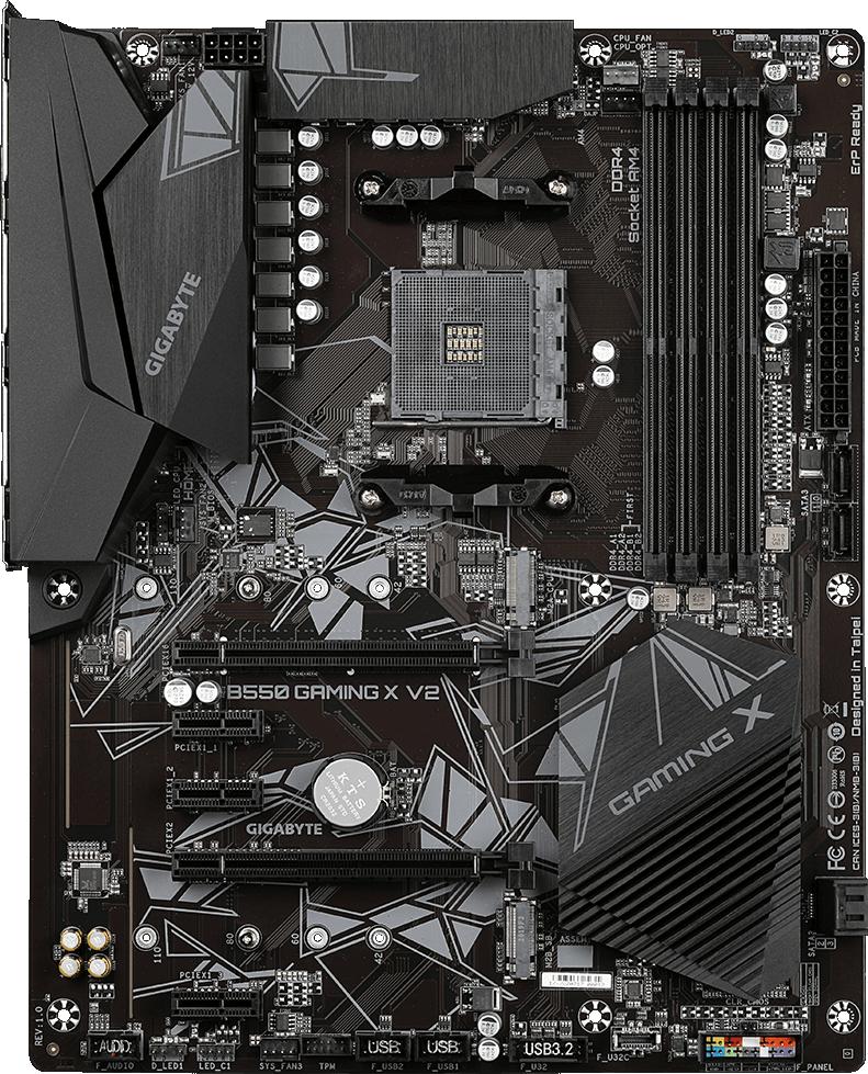 Gigabyte B550 GAMING X V2 {AM4, B550, 4*DDR4, DVI-D+HDMI, 4 SATA 6 Гб/с, M2, Audio, Gb LAN, USB 3.2, USB 2.0, ATX}