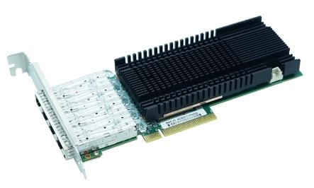 Сетевая карта LR-Link NIC PCIe x8, 4 x 10G SFP+, Intel 82599ES chipset (FH+LP), LRES1024PF-4SFP+