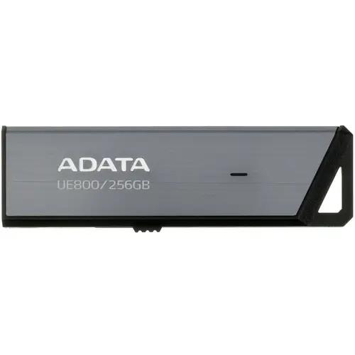 A-DATA Flash Drive 256GB USB (Type-C) A-Data UE800 USB3.2 серебристый [aeli-ue800-256g-csg], AELI-UE800-256G-CSG