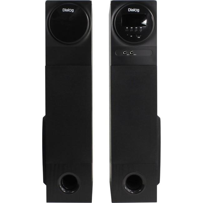 Dialog Progressive AP-2300 BLACK - акустические колонки 2.0, 2*40W RMS,  Bluetooth, FM+USB+SD reader