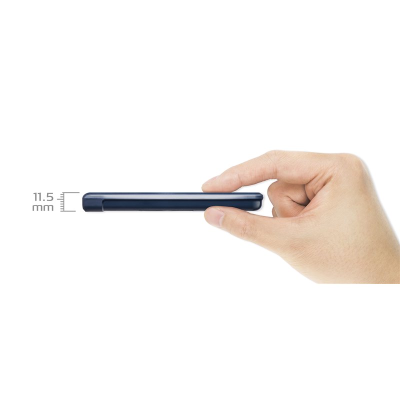 Жесткий диск внешний/ Portable HDD 1TB ADATA HV620S (Blue), USB 3.2 Gen1, 115x78x11.5mm, 152g /3 года/, AHV620S-1TU31-CBL