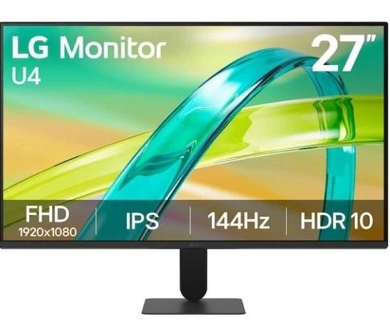 МОНИТОР 27" LG 27G411A-B Black  (IPS,1920x1080,144Hz, 5 ms, 178°/178°,250 cd/m,1500:1,+HDMI 2.0+DP1.4), 27G411B-B.ARUZ
