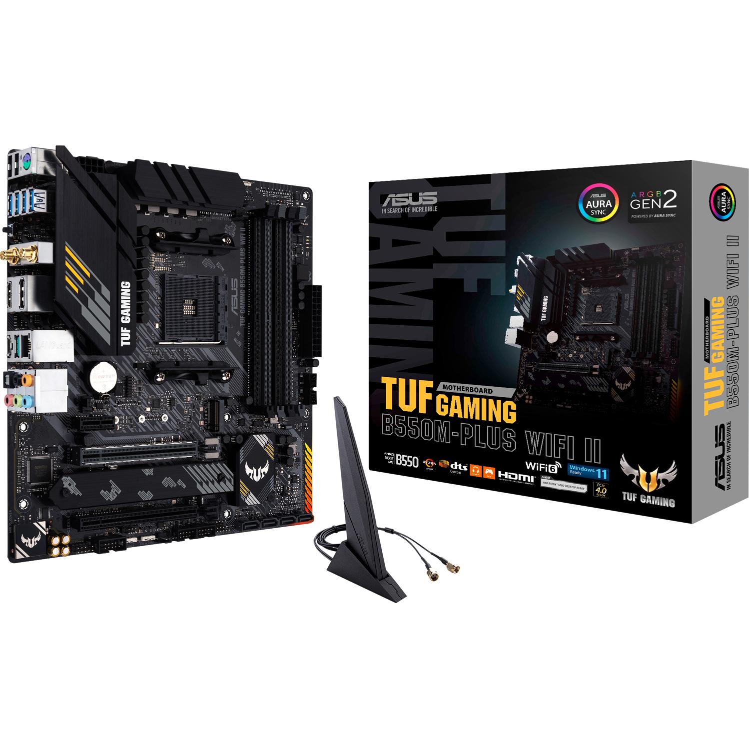 Материнская плата/ TUF GAMING B550M-PLUS WIFI II, 90MB19Y0-M0EAY0