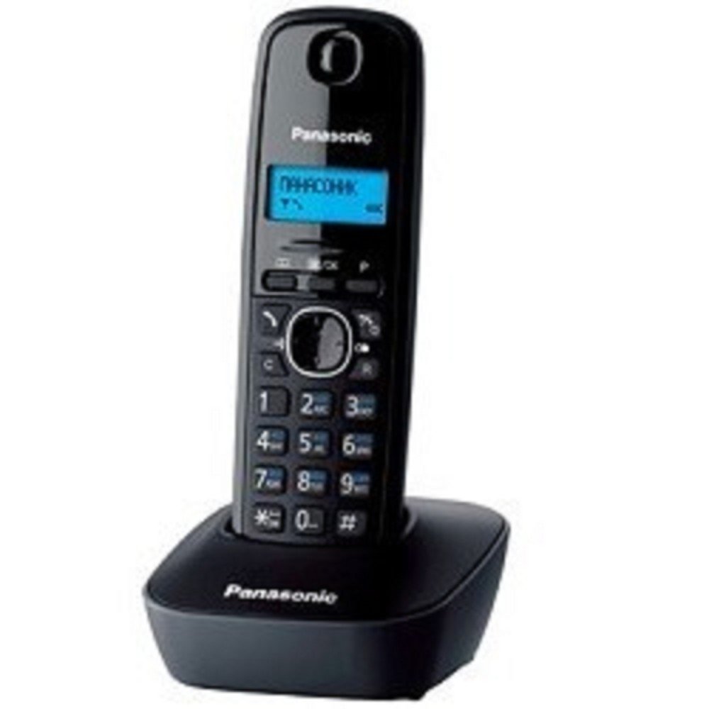Panasonic KX-TG1611RUH (серый) {АОН, Caller ID,12 мелодий звонка,подсветка дисплея,поиск трубки}