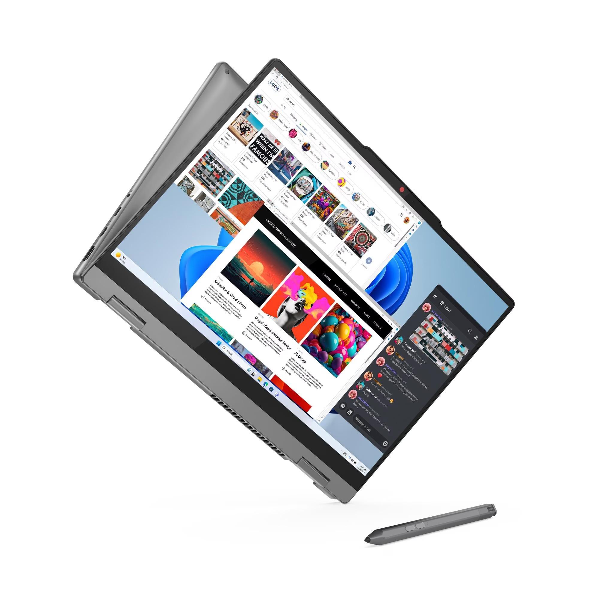 Lenovo IdeaPad 5 2-in-1 14IRH9 [83KX007XRK] Grey  14" {IPS Touch WUXGA  i5 13420H/ 16Gb/ SSD1Tb/ Intel UHD Graphics/noOs}