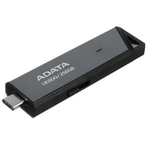 A-DATA Flash Drive 256GB USB (Type-C) A-Data UE800 USB3.2 серебристый [aeli-ue800-256g-csg], AELI-UE800-256G-CSG