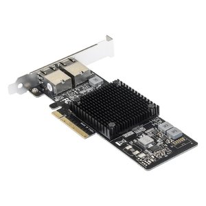 Exegate EX292507RUS Сетевой адаптер ExeGate EXE-X550-T2 (PCI-E x8 v3.0, порты 2xRJ45 (медные), 10Gb/s (10/5/2.5/1Gb/s, 100Mb/s), Server NIC Intel Chipset X550)