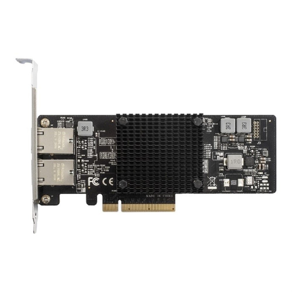Exegate EX292507RUS Сетевой адаптер ExeGate EXE-X550-T2 (PCI-E x8 v3.0, порты 2xRJ45 (медные), 10Gb/s (10/5/2.5/1Gb/s, 100Mb/s), Server NIC Intel Chipset X550)