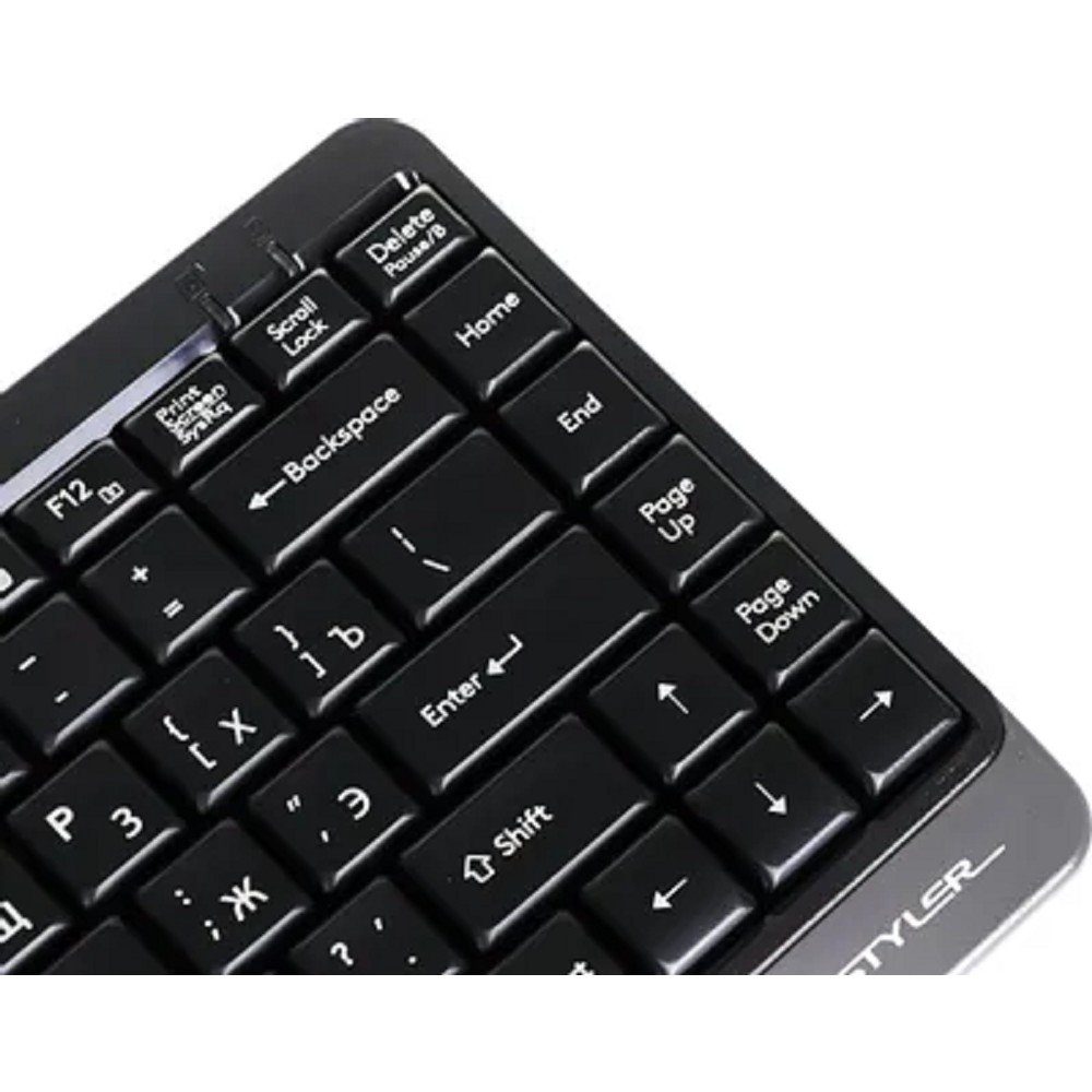 Клавиатура A4Tech Fstyler FK11 черный/серый USB slim, FK11 USB (GREY)