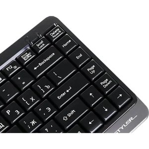 Клавиатура A4Tech Fstyler FK11 черный/серый USB slim, FK11 USB (GREY)