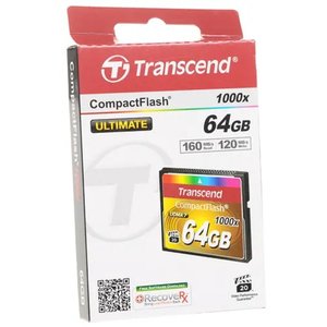 Compact Flash 64Gb Transcend, High Speed (TS64GCF1000) 1000-x