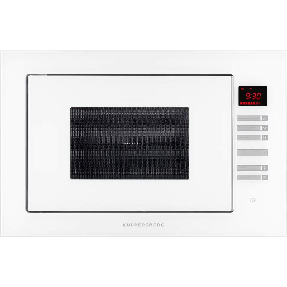 Встраиваемая микроволновая печь Kuppersberg/ KITCHEN RETAIL / Встраиваемая микроволновая печь Kuppersberg, ВхШхГ 38.8х59.5х40.1 см, 25 л, High-Tech, 900 Вт, белый, HMW 645 W