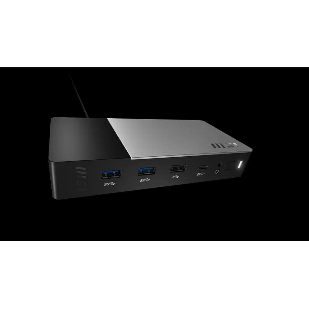 MSI USB-C Docking Station Gen 2 [957-1P151E-023]  Ethernet RJ-45, USB 2.0, USB 3.1 Gen2 Type-A, USB 3.2 Gen2 Type-C