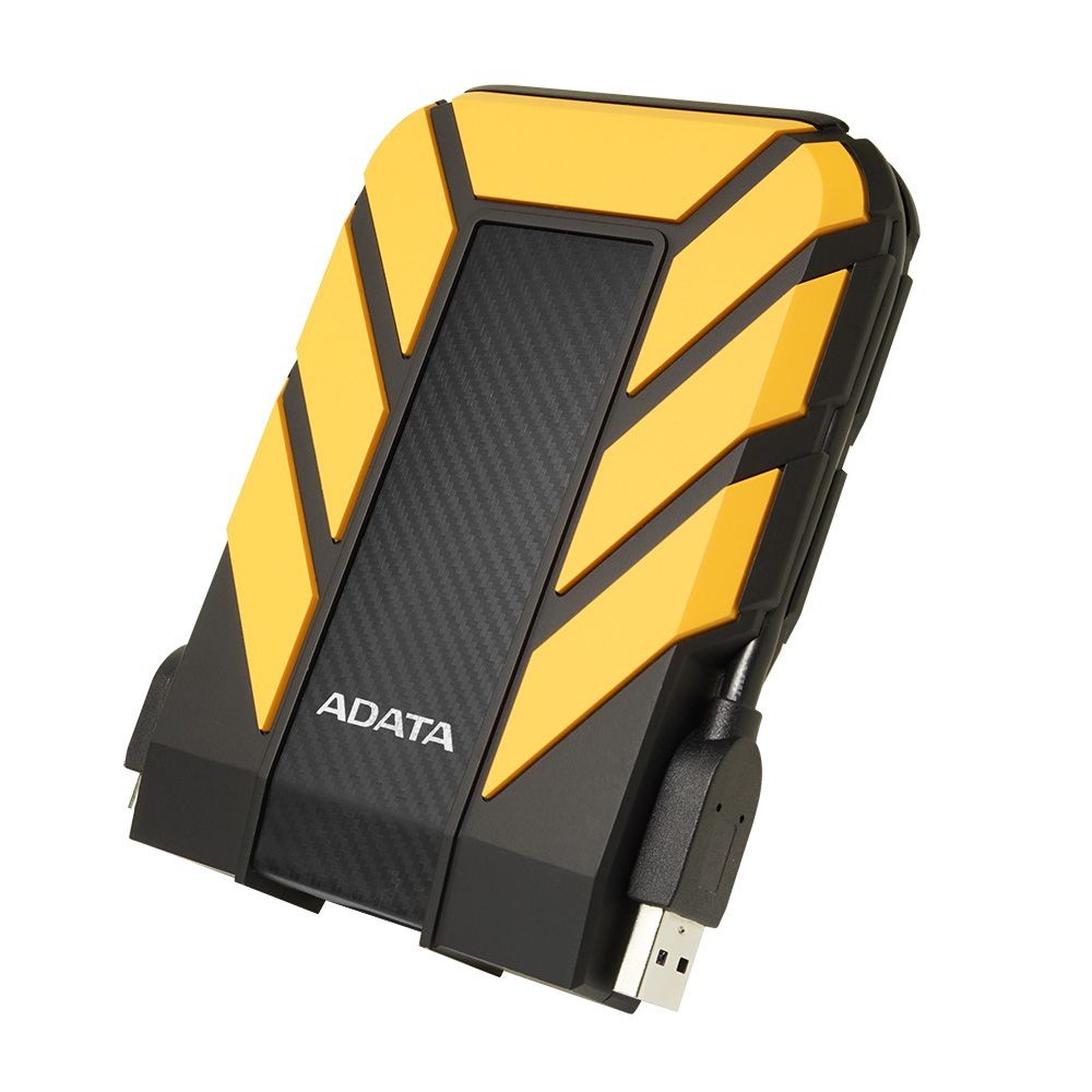 Внешний жесткий диск/ Portable HDD 1TB ADATA HD710 Pro (Yellow), IP68, USB 3.2 Gen1, 133x99x22mm, 270g /3 года/, AHD710P-1TU31-CYL