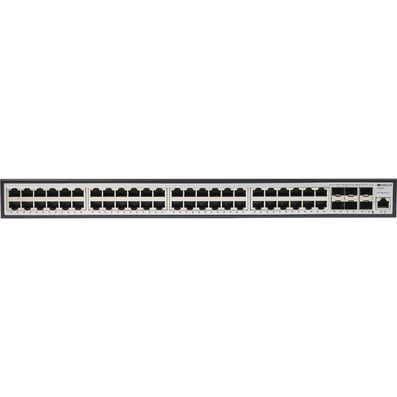 Коммутатор/ Managed L3 Switch 48x1000Base-T, 6x10GBase-X SFP+, RJ45 Console, 19" w/brackets, OS3254/A1A