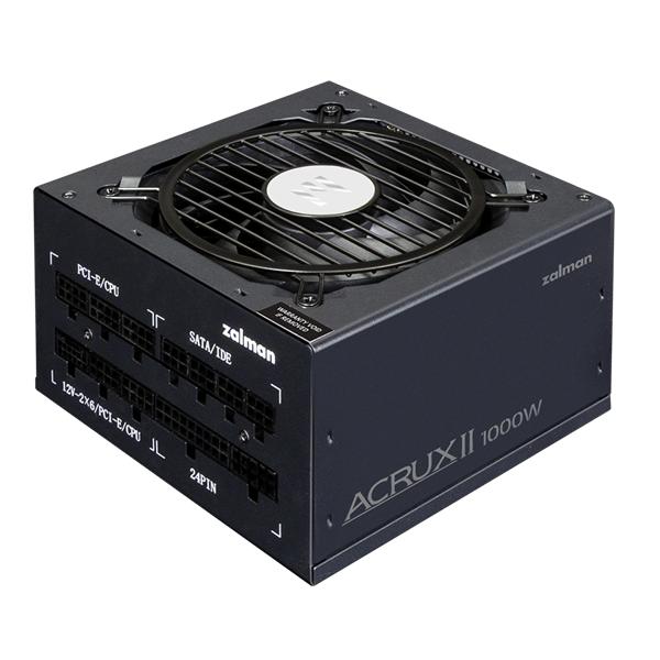 блок питания Zalman ZM1000-ARX2, 1000W, ATX12V v3.1, APFC, 12cm Fan, 80+ Platinum Gen5.1, Full Modular, Retail