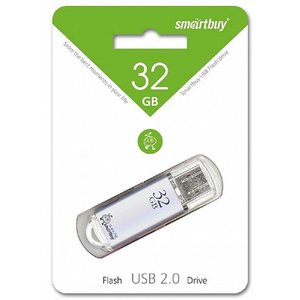 Smartbuy USB Drive 32Gb V-Cut series Silver SB32GBVC-S