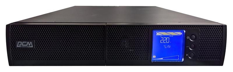 Источник бесперебойного питания Powercom SENTINEL, On-Line, 2000VA/2000W, Rack/Tower, 8*IEC320-C13 + 1*C19, Serial+USB, SNMP Slot (1456284), SNT-2000
