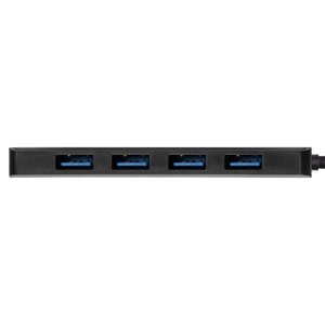 Exegate EX293986RUS USB-Хаб (концентратор) ExeGate DUB-4CP/1 (кабель-адаптер USB Type C --> 4xUSB3.0, Plug&Play, черный)
