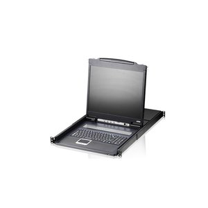 8-портовый KVM-переключатель с ЖК-дисплеем  19'' Slideaway/ SINGLE RAIL 8P PS/2-USB LCDKVM 19INCH, CL1308NR