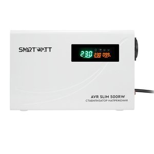 Настенный стабилизатор напряжения SMARTWATT AVR SLIM 500RW, 4512020310002