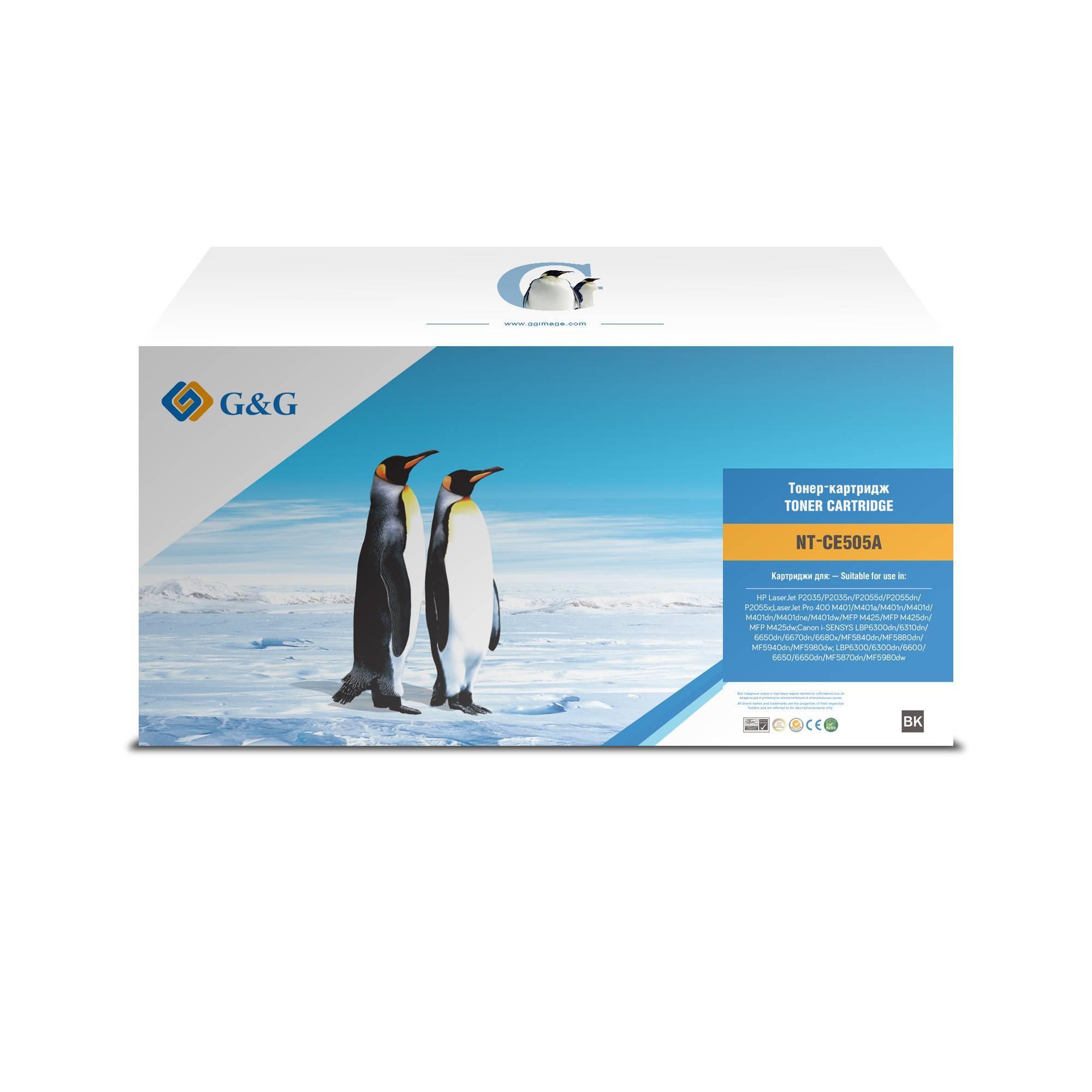 Картридж G&G, аналог HP CE505A/CF280A/ Canon /CRG119/CRG719/CRG519/CRG319  2.3k с чипом, NT-PH505CU_Button-C-V2.2-S1