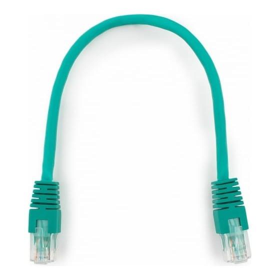 Cablexpert PP6U-0.25M/G Патч-корд UTP  кат.6, 0.25м, литой, многожильный (зелёный)