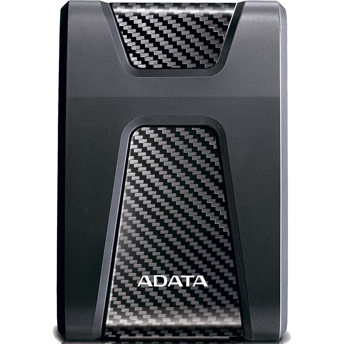 Жесткий диск внешний/ Portable HDD 2TB ADATA HD650 (Black), Silicone, USB 3.2 Gen1, 121x81x21mm, 201g /3 года/, AHD650-2TU31-CBK