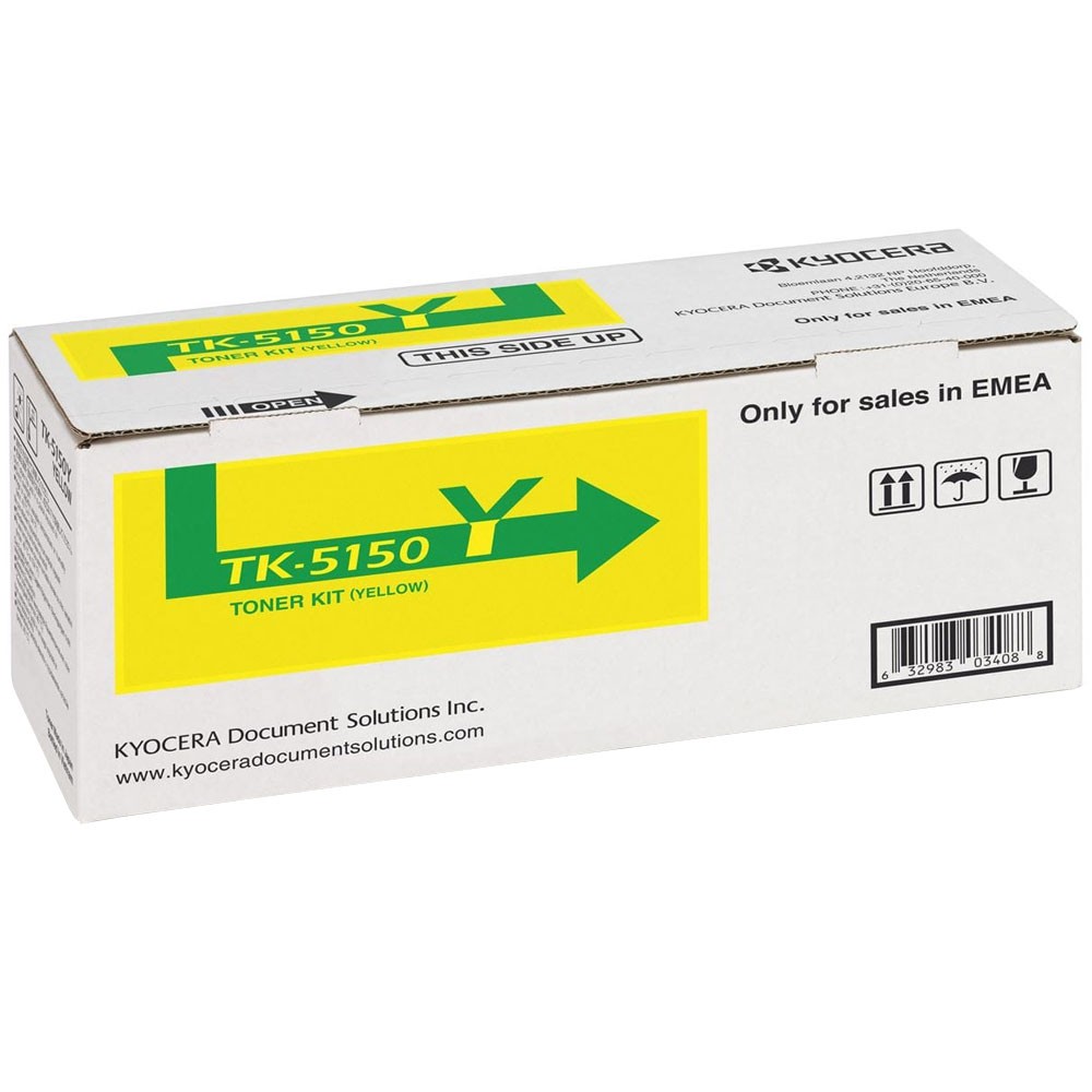 Тонер-картридж TK-5150Y 10 000 стр. Yellow для P6035cdn/M6x35cidn, 1T02NSANL0