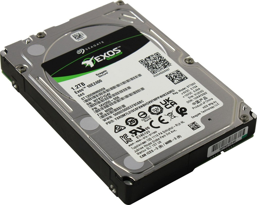 Жесткий диск/ HDD Seagate SAS 1.2Tb 2.5"""" Enterprise Performance 10K 12Gb/s 128Mb 1 year warranty, ST1200MM0009